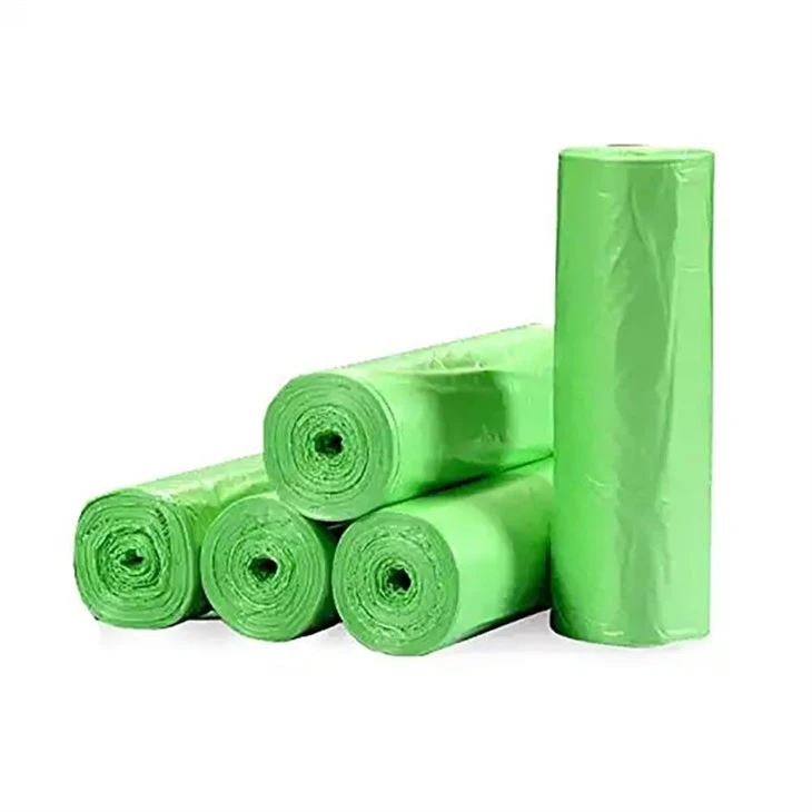Biodegradable Compostable Home Waste Flat Vest Garbage Bags Biodegradable Compostable Plastic Garbag Bag Oem